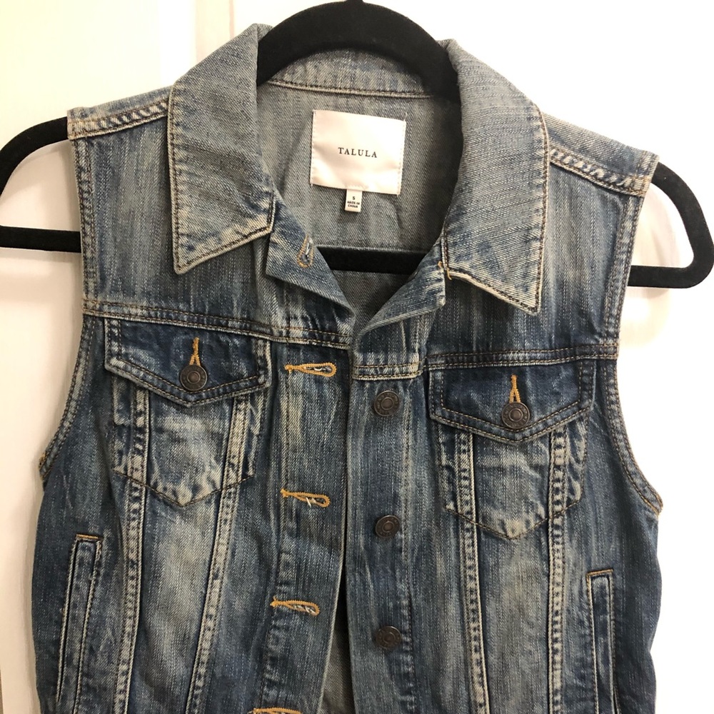 Talula denim vest